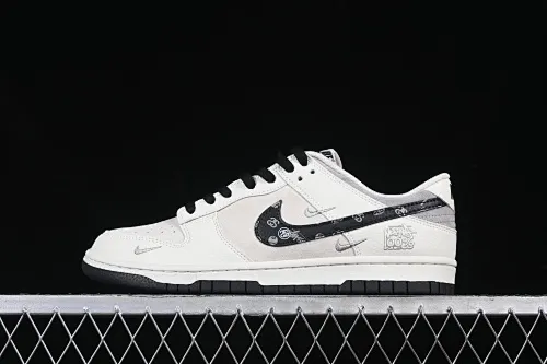 All categories Nk SB Dunk Series Nk SB Dunk Low High-end customized low-top sneakers Nk SB Dunk Low Stusi co-branded beige flower hook Anniversary high-end customized low-top casual sneakers DJ2024-055